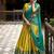 Traditional Yellow Poly Cotton Half Saree With Zari Weaving Work Lehenga Choli