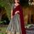Traditional Grey Dupion Silk With Zari Weaving Work Lehenga Choli