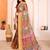 Mustard Color Kalamkari Print Cotton Saree 