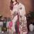 Plum Color Kalamkari Print Cotton Saree 