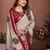 Red Color Kalamkari Print Cotton Saree 