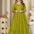 Mahendi georgette embroidered wedding wear anarkali suit