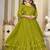 Mahendi georgette embroidered wedding wear anarkali suit