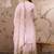 Light Pink Chinon anarkali style long choli readymade lehenga