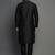 Black dupion embroidery kurta-pajama