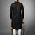 Black cotton embroidery kurta-pajama