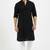 Black cotton embroidery kurta-pajama
