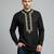 Black cotton embroidery kurta-pajama