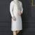 White dupion embroidery kurta-pajama