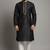 Black dupion embroidery kurta-pajama