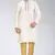 White dupion embroidery kurta-pajama