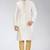 White dupion embroidery kurta-pajama
