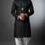Black cotton embroidery kurta-pajama