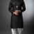 Black cotton embroidery kurta-pajama