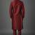 Maroon dupion embroidery kurta-pajama