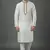 White dupion embroidery kurta-pajama