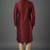 Maroon dupion embroidery kurta-pajama