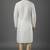 White dupion embroidery kurta-pajama