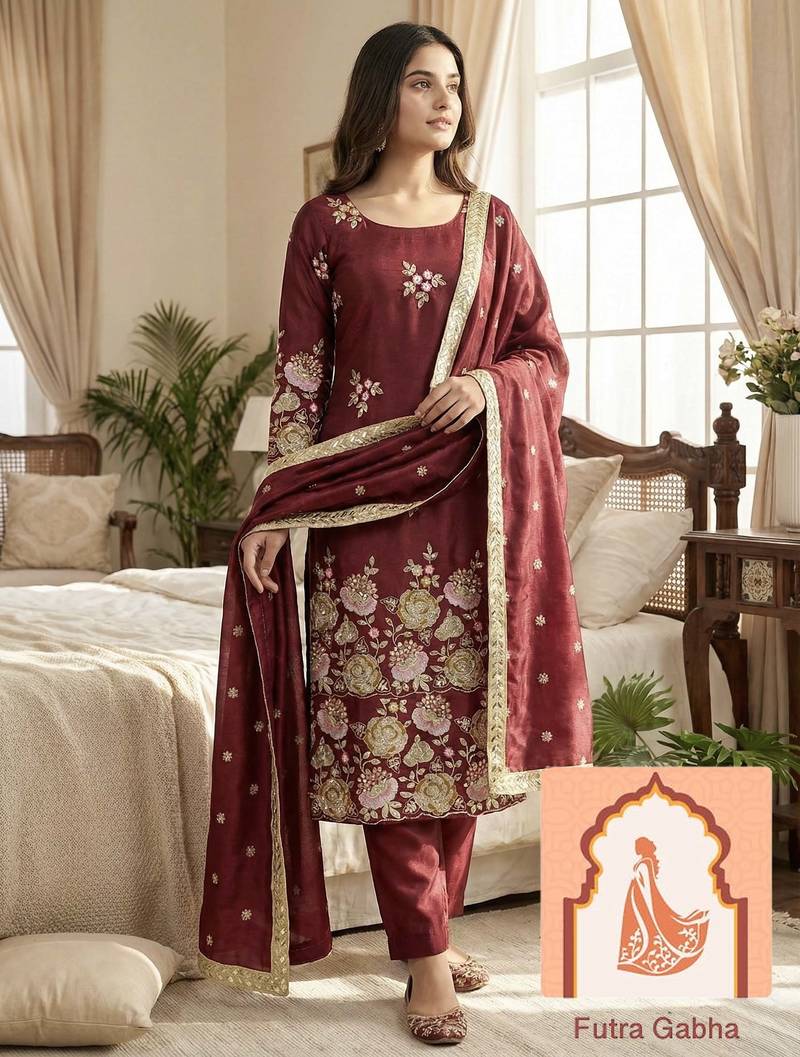  Designer Collection in Pure Heavy Organza Poly Silk