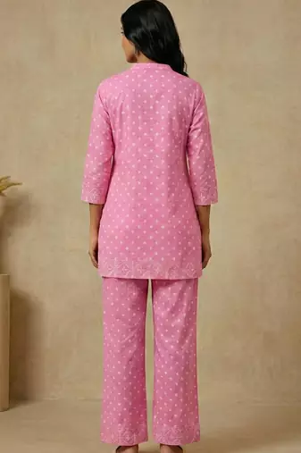 Light pink cotton co-ord set