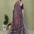 Purple Color Kalamkari Print Cotton Saree 