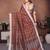 Brown Color Zari Weaving Linen Saree