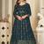 Rama georgette embroidered wedding wear anarkali suit