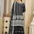 Black georgette embroidered designer plazzo suit