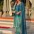 Women bandhani printed regular kurta with trousers & with dupatta