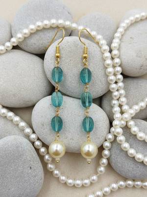 Victorian polish ropada beads pearl choker necklace set 2