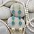 Victorian polish ropada beads pearl choker necklace set