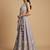 Mauve Embroidery Poly Chiffon Lehenga Choli with Dupatta