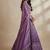 Lavender Embroidery Organza Lehenga Choli with Dupatta