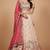 Off White Embroidery Tissue Lehenga Choli with Dupatta