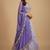 Lavender Embroidery Tissue Lehenga Choli with Dupatta