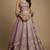 Lavender Embroidery Tissue Lehenga Choli with Dupatta