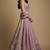 Lavender Embroidery Tissue Lehenga Choli with Dupatta