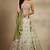 Off White Embroidery Tissue Lehenga Choli with Dupatta