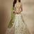 Off White Embroidery Tissue Lehenga Choli with Dupatta