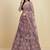 Violet Cording Embroidred With Diamond Net Lehenga Choli with Dupatta