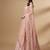 Pink Heavy Embroidred With Real Mirron, Zarkan Heavy Silk Lehenga Choli with Dupatta
