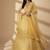 Yellow Thread, Foil Mirror Organza Lehenga Choli with Dupatta