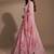 Pink Printed, Sequince, Thread With Zari Art Silk Lehenga Choli with Dupatta