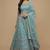 Blue Thread, Zari, Badal & Glitter Dori, Embroidery Soft Net Lehenga Choli with Dupatta