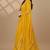 Yellow Multi Needle , Sequence 5mm , Coding work, Embroidery , Zari Fox Georgette Lehenga Choli with Dupatta