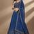 Blue Sequence 9mm , Embroidery Thread , Zari Georgette Lehenga Choli with Dupatta