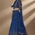 Blue Sequence 9mm , Embroidery Thread , Zari Georgette Lehenga Choli with Dupatta
