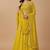 Yellow Multi Needle , 3mm Sequence , Coding , Embroidery , Zari Faux Georgette Lehenga Choli with Dupatta