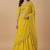 Yellow Multi Needle , 3mm Sequence , Coding , Embroidery , Zari Faux Georgette Lehenga Choli with Dupatta