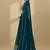 Teal Embroidery Sequence Faux Georgette Lehenga Choli with Dupatta